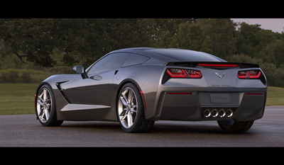 Chevrolet Corvette Stingray C7 2014rear 2